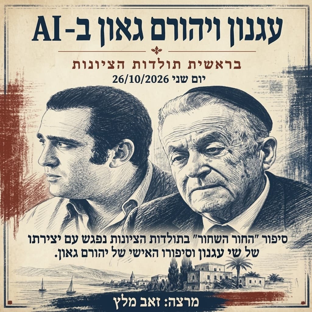 עגנון ויהורם גאון ב-AI, בראשית תולדות הציונות