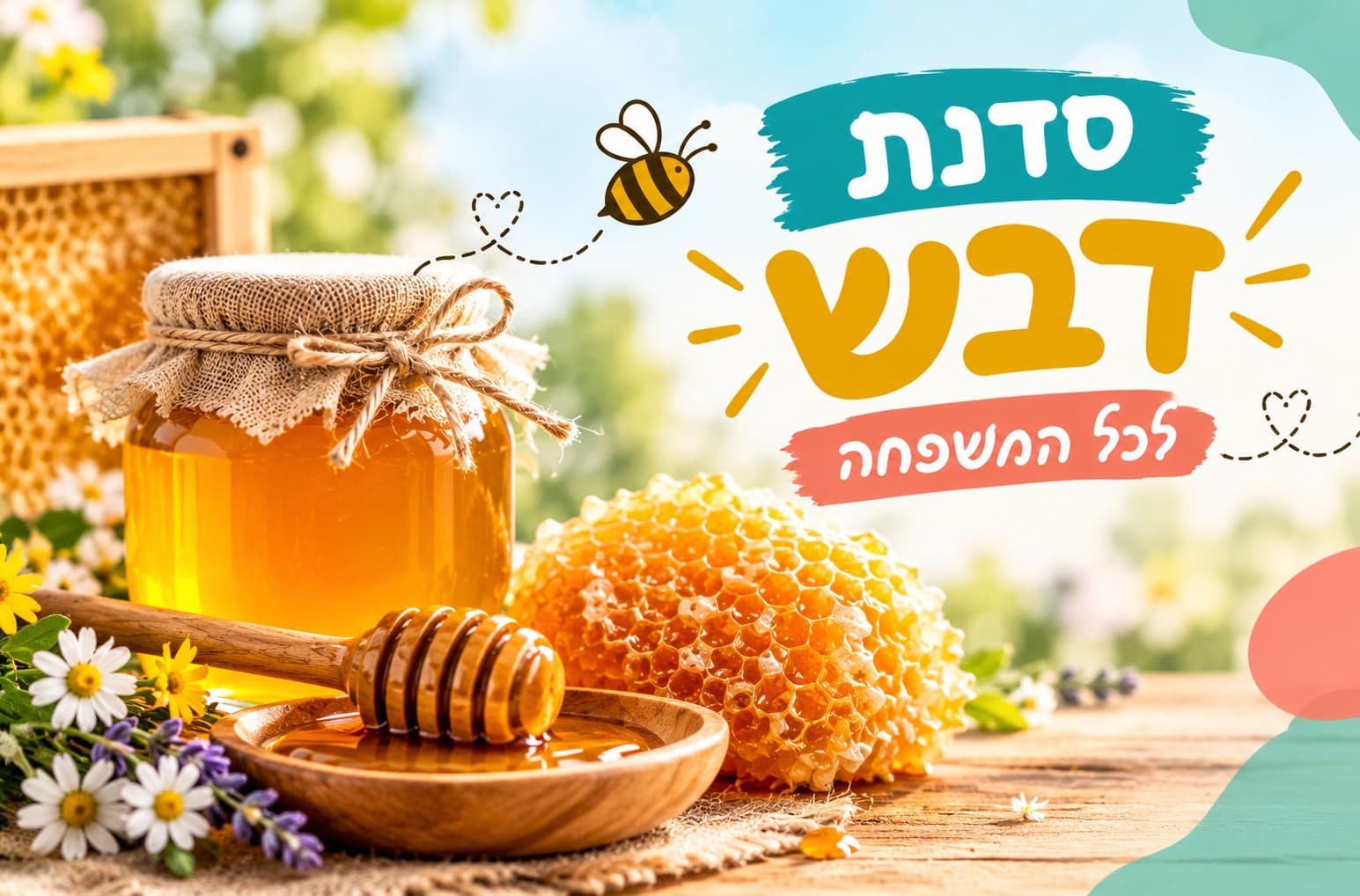 סדנת דבש לילדים ולכל המשפחה