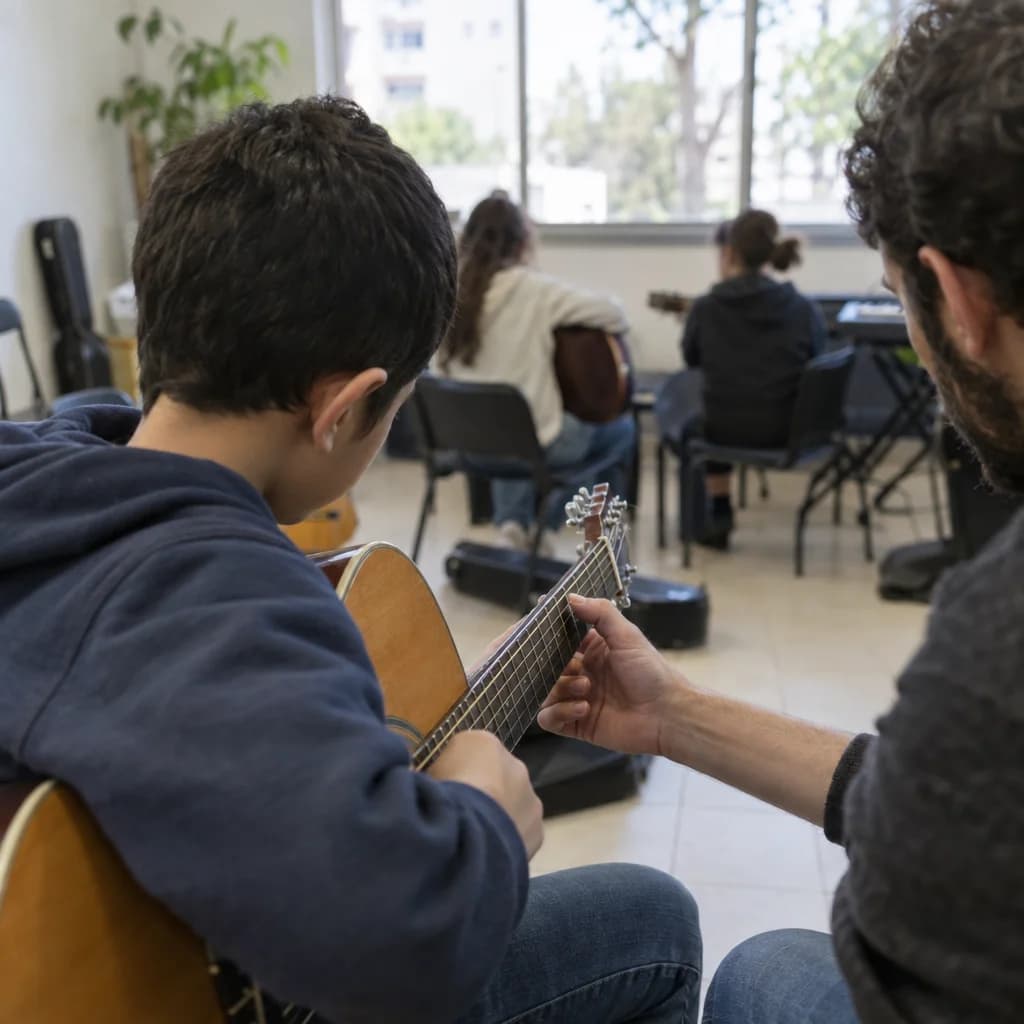 שיעורי נגינה - גיטרה 45 דק'