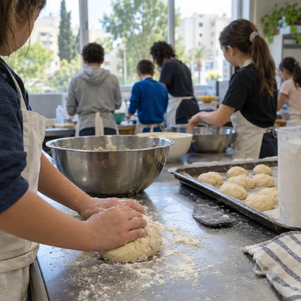 העשרה חוג בישול ואפיה - בישול ואפיה גיל 7-12
