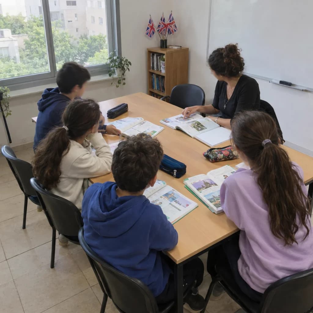 העשרה חוג אנגלית לילדים - כיתה ו-מתקדמים עד ח